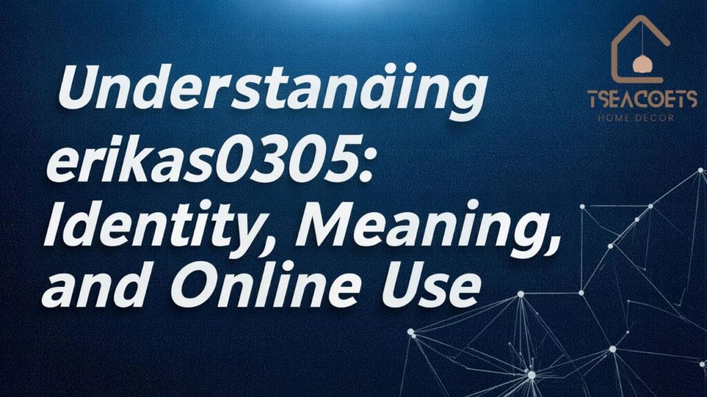 Understanding erikas0305 Identity, Meaning, and Online Use